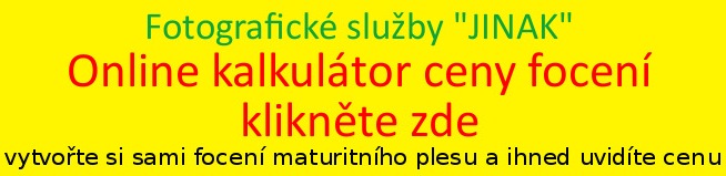 fotografovn plesu JINAK - kalkultor